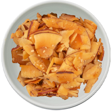 Toasted Coconut Chips Honey Sesame